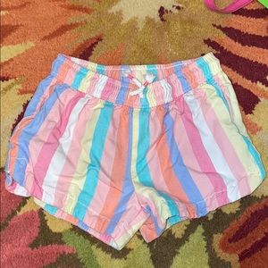 Super soft striped EUC summer shorts with pockets!